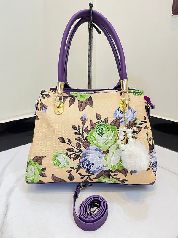 CK Floral Bag with Long Belt