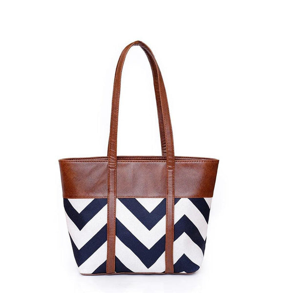 Women's PU Leather Printed Tote