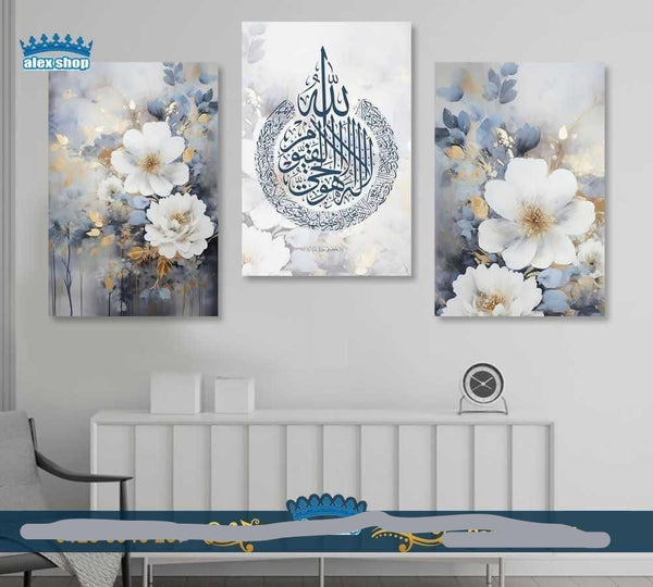 Set of 3 Canvas Wall Art Frames (8x11 Inches)