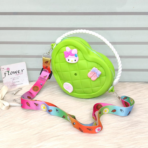 Heart-Shaped Silicone Crossbody